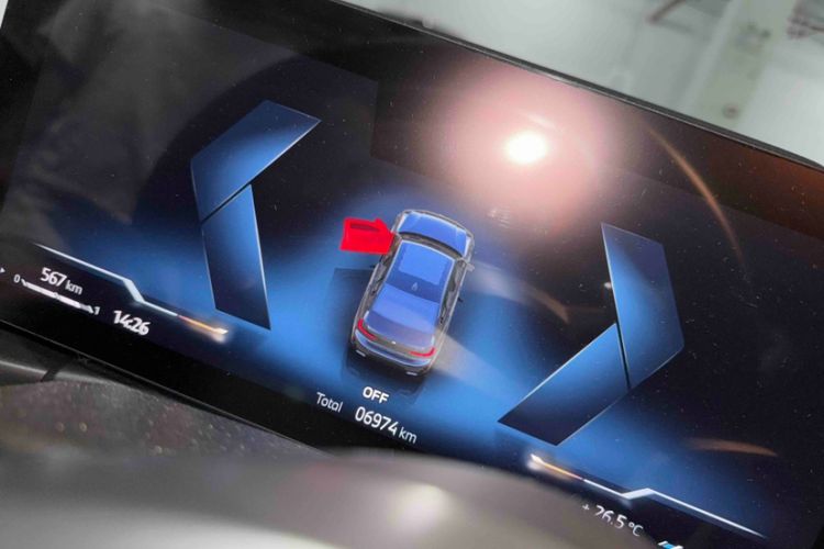 Used BMW 3 Series 2025 330Li M Sport Shadowline Package Odometer Close Up