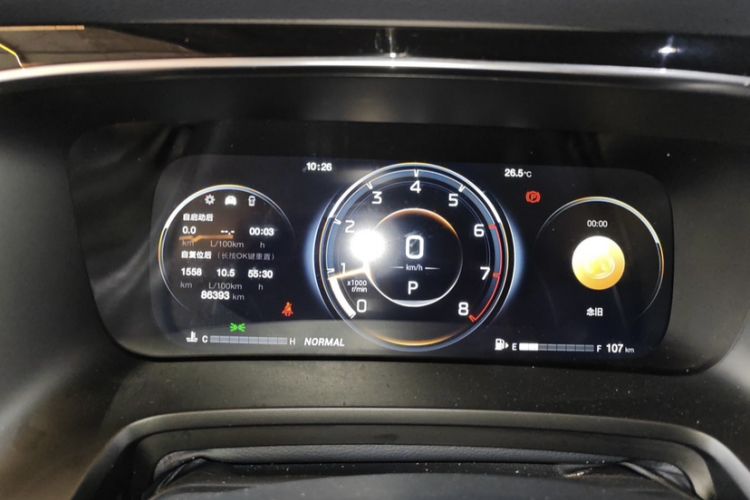 Used GAC Trumpchi M8 2021 Lingxiu Series 390T Deluxe Edition Odometer Close Up