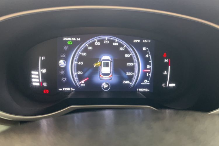 Used Geely Auto Emgrand X7 Sport 2020 1.8TD DCT Two-Wheel Drive Smart Connect 4G-Enabled Version Odometer Close Up