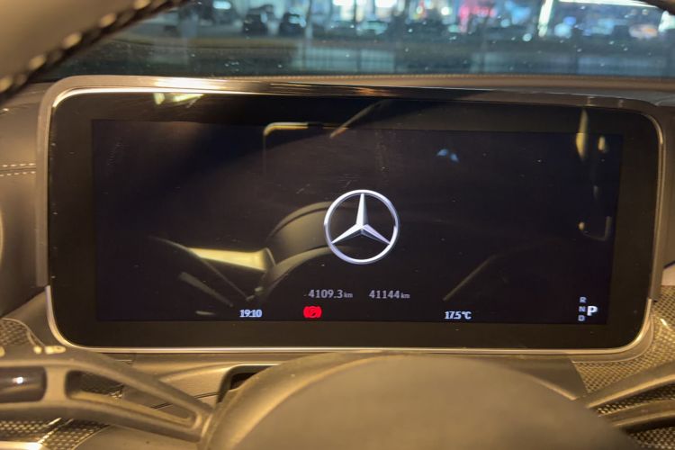 Used Mercedes-Benz C-Class 2023 Second Facelift C 260 L Sport Edition Odometer Close Up