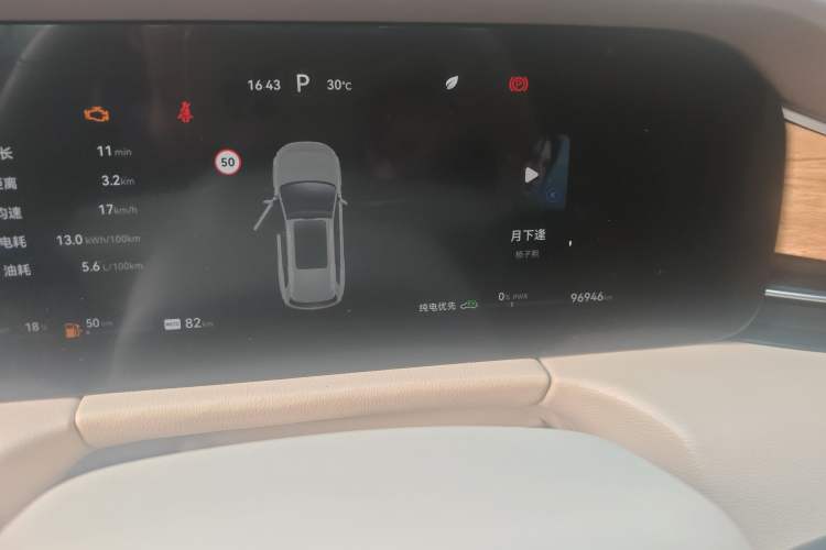 Used Hima AITO M7 2024 1.5T Intelligent Drive 4x4 Max Edition 6 Seats Odometer Close Up