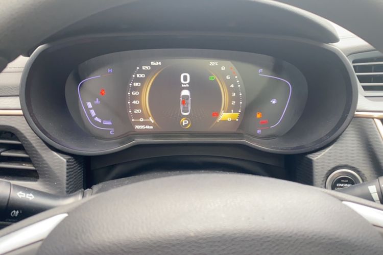 Used Geely Auto Emgrand GL 2021 UP 1.4T CVT Leading Edition Odometer Close Up