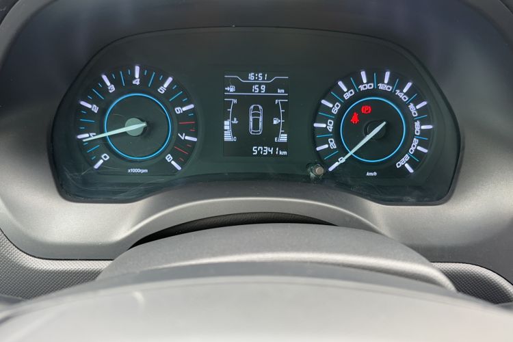 Used Chery Tiggo 3 2016 1.6L Manual Fashion Edition Odometer Close Up
