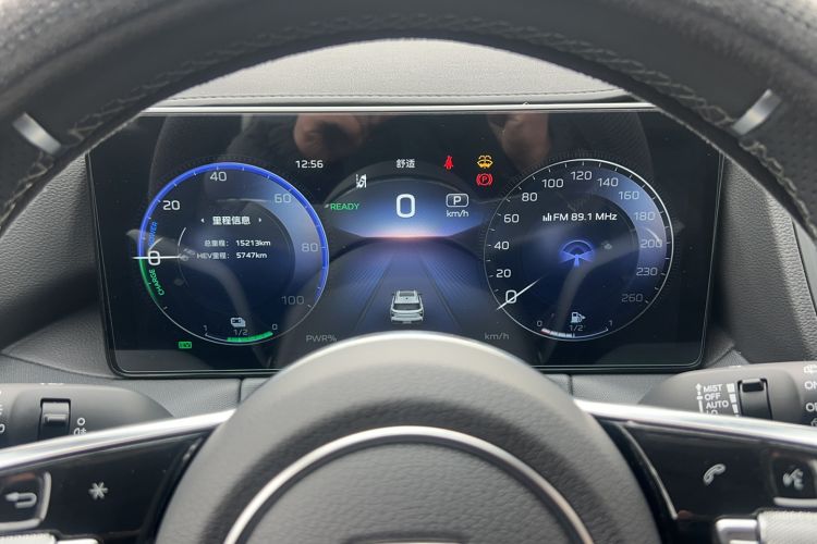 Used Hongqi HS3 PHEV 2024 PHEV 115km Jingwei Edition Odometer Close Up