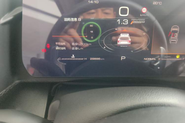 Used Haval DARGO 2024 1.5T DCT Border Collie Edition Odometer Close Up