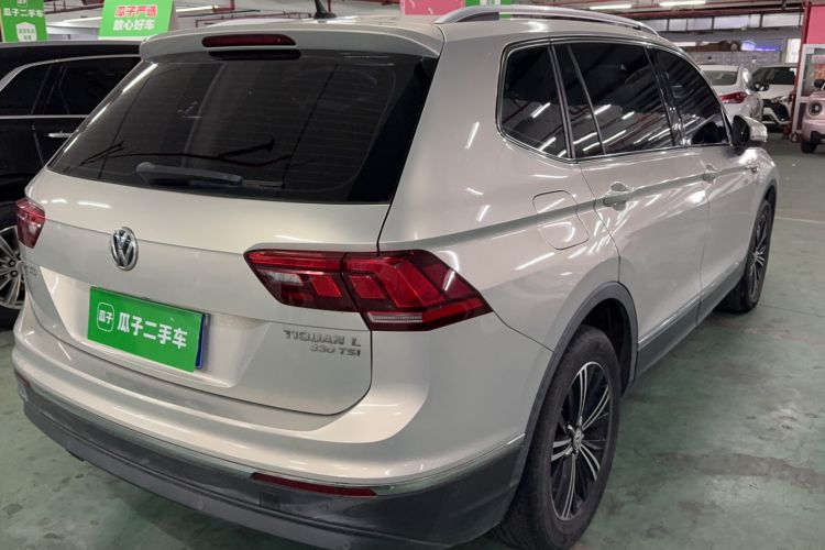 Used Volkswagen Tiguan L 2019 Updated Version 330TSI Automatic Two-Wheel Drive Panoramic Comfort Edition China VI Standard Rear Right 45 Deg