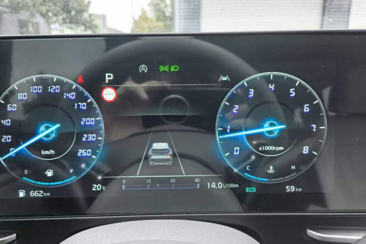 Used Kia Sportage (Chinese Domestic Model) 2025 1.5T Two-Wheel Drive Prestige Smart Enjoyment Version Odometer Close Up