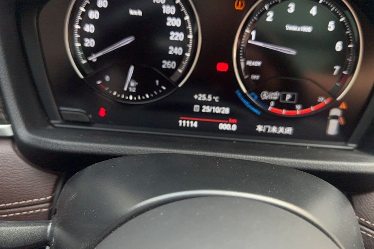 Used BMW X1 2022 Updated xDrive25Li Premium Edition Odometer Close Up