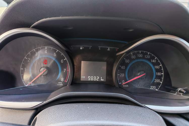 Used Chevrolet Cavalier 2019 320 Automatic Xinyue Edition Odometer Close Up