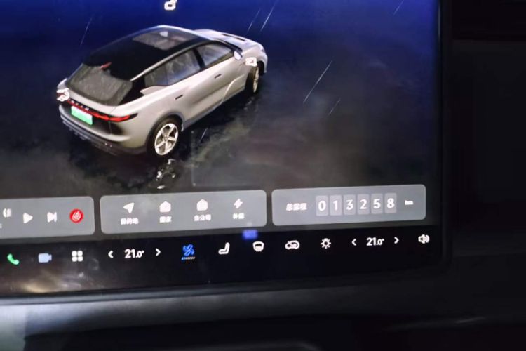 Used VOYAH COURAGE 2024 Long-Range Supercharge Edition Odometer Close Up