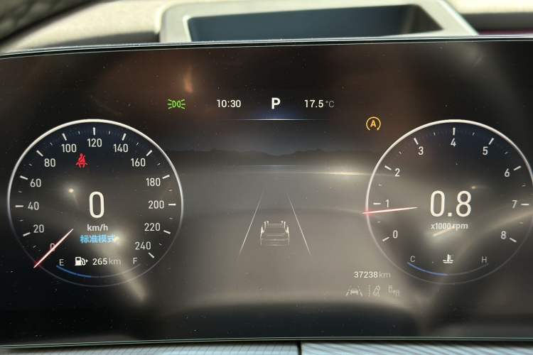 Used EXEED Lingyun 2024 300T Two-Wheel Drive Starlight Edition Odometer Close Up