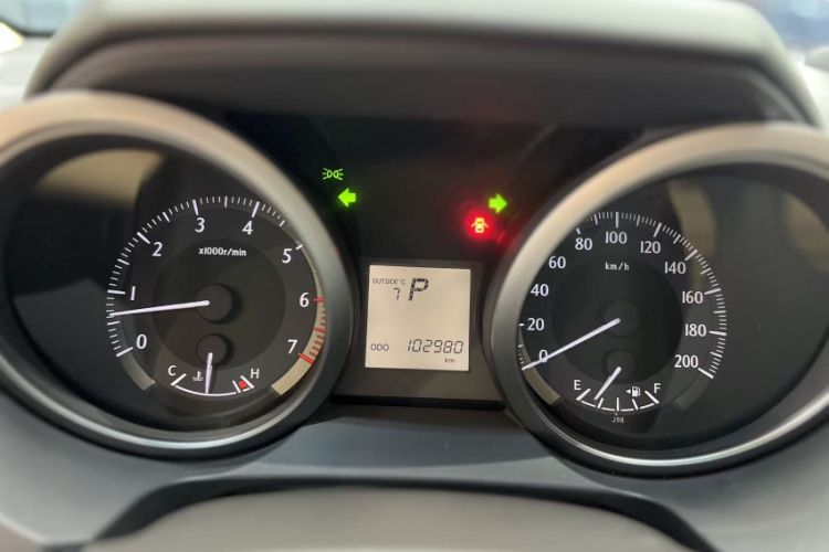 Used Toyota Prado 2015 2.7L Automatic Standard Edition Odometer Close Up