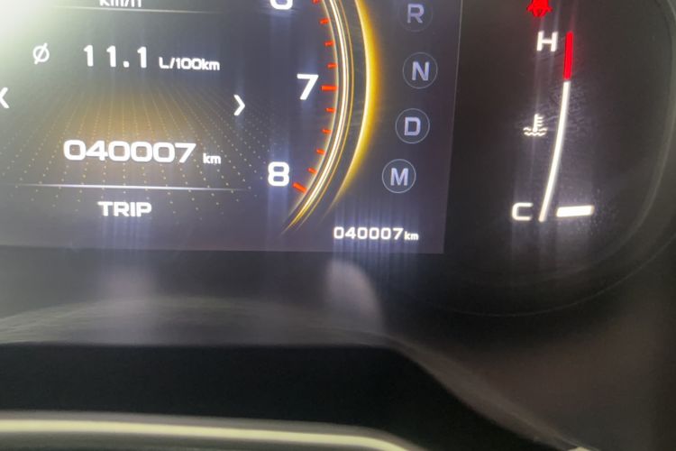 Used Geely Auto Emgrand X7 Sport 2021 Million Edition 1.8TD DCT Two-Wheel Drive Comfort Model Odometer Close Up