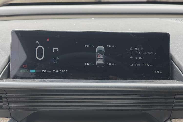 Used Toyota BZ 3X 2025 520 Pro+ Odometer Close Up