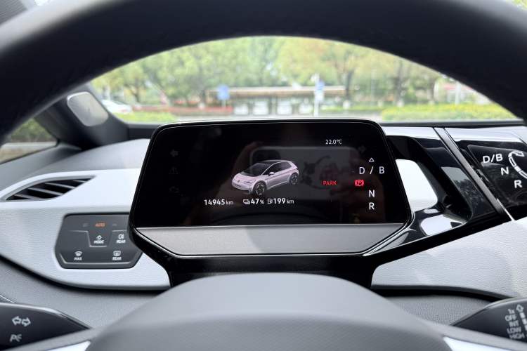 Used Volkswagen ID.3 2024 Outstanding Edition Odometer Close Up