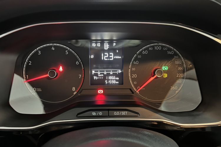 Used Jetta VS5 2023 280TSI Automatic Enjoyment Model Odometer Close Up