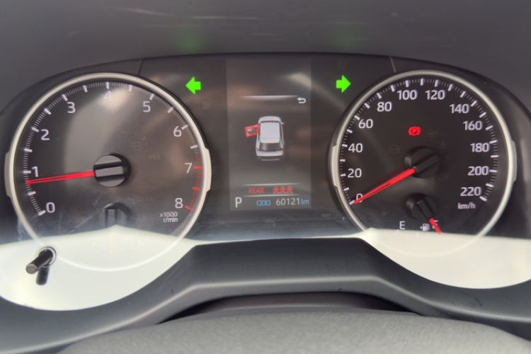 Used Toyota Wildlander 2022 2.0L CVT Two-Wheel Drive Urban Edition Odometer Close Up