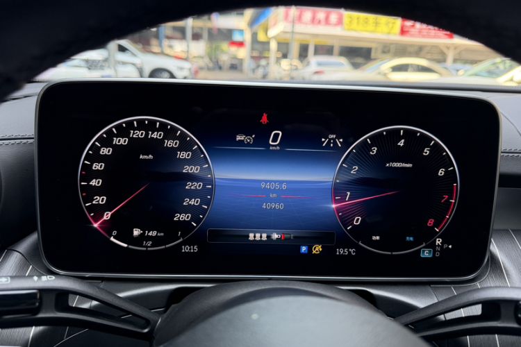 Used Mercedes-Benz C-Class 2024 Restyled C 260 L Sport Edition Odometer Close Up