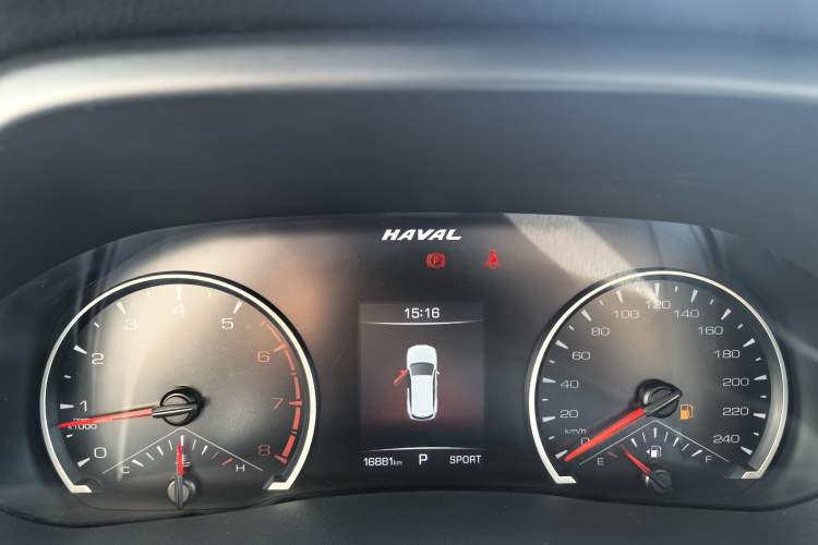 Used Haval H6 2023 National Trend Edition 1.5T Automatic Urban Version Odometer Close Up