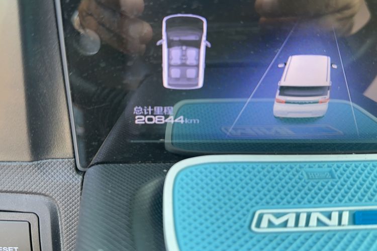 Used Wuling Hongguang MINIEV 2020 Enjoy Edition Lithium-Ion Battery Odometer Close Up