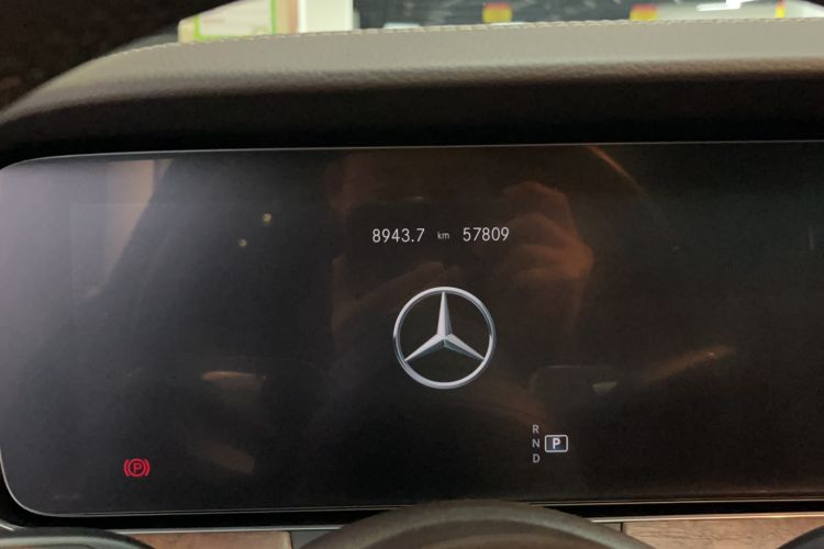 Used Mercedes-Benz E-Class 2023 E 300 L Luxury Model Odometer Close Up