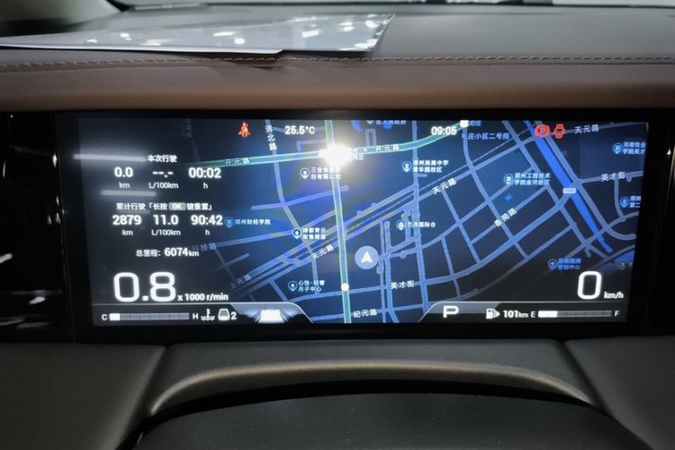 Used GAC Trumpchi M8 2024 Master Series 400T Prestige Edition Odometer Close Up