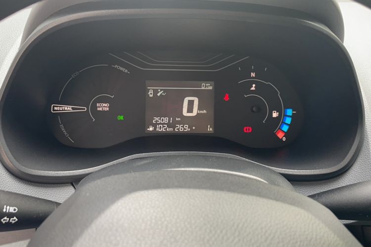 Used Renault E-Nuo 2019 e-Smart Model Odometer Close Up