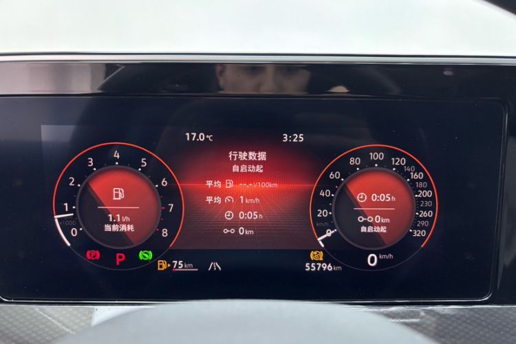 Used Volkswagen Tavendor 2023 380TSI Four-Wheel Drive R-Line Cruise Edition Odometer Close Up