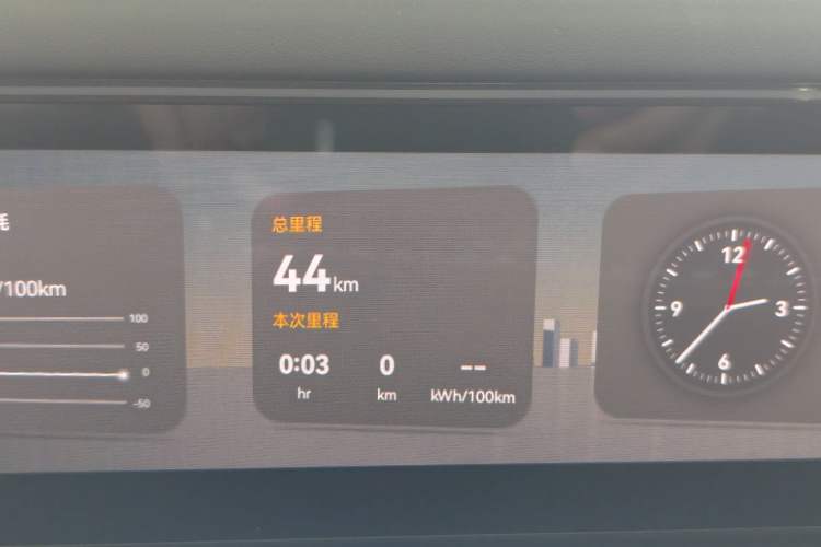 Used Avatr 07 2024 Max Pure Electric Edition Odometer Close Up