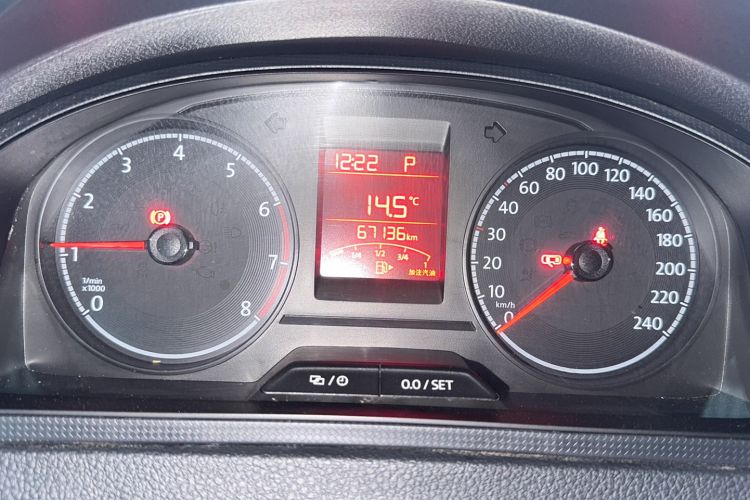 Used Volkswagen Santana 2021 1.5L Automatic Fashion Edition Odometer Close Up