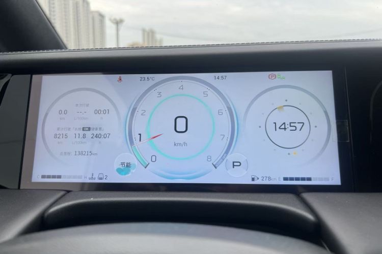 Used GAC Trumpchi M8 2023 Zongshi Series 400T Flagship Edition Odometer Close Up