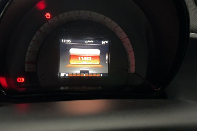 Used smart fortwo 2018 0.9T 66kW Hardtop Pioneer Edition China V Emission Standard Odometer Close Up