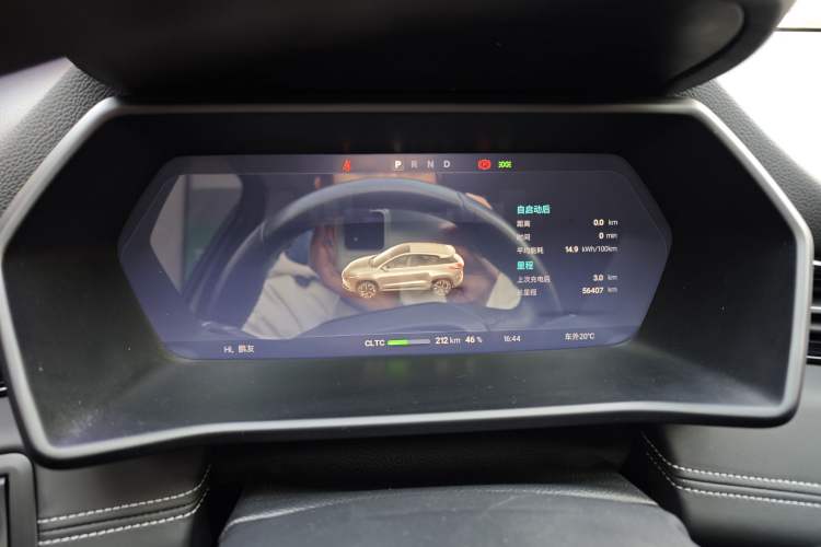 Used XPeng G3 2021 G3i 460N Odometer Close Up