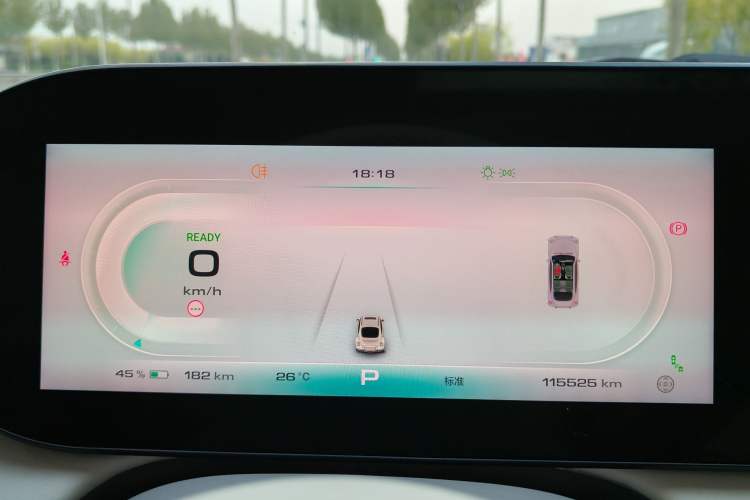 Used ORA Ballet Cat 2022 401 km Alice Edition Odometer Close Up