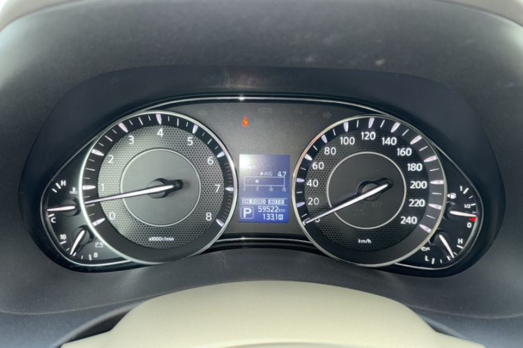 Used Nissan Patrol  Odometer Close Up