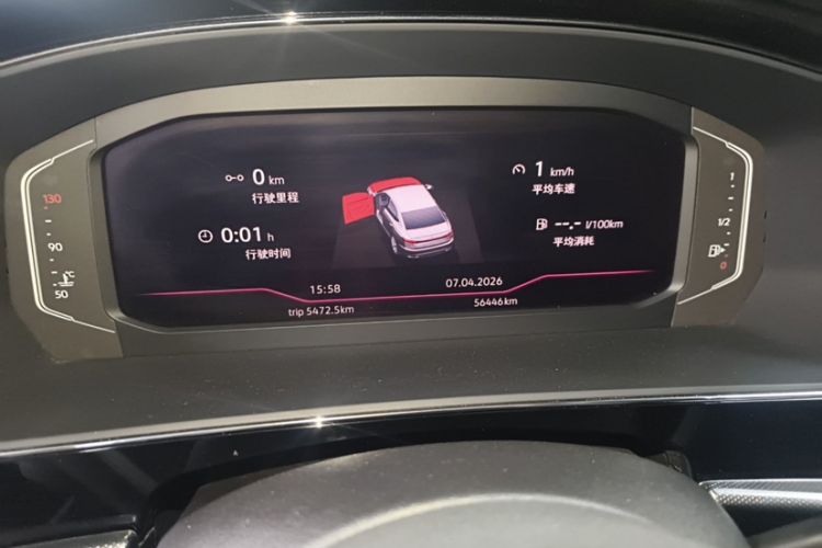 Used Volkswagen Passat 2022 330TSI Starry Luxury Edition Odometer Close Up