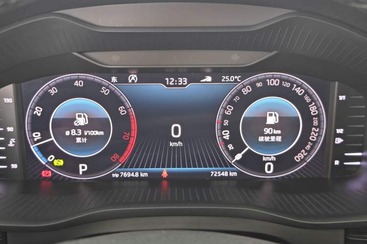 Used Skoda Kodiaq GT 2019 TSI330 Two-Wheel-Drive Luxury Edition China VI Standard Odometer Close Up