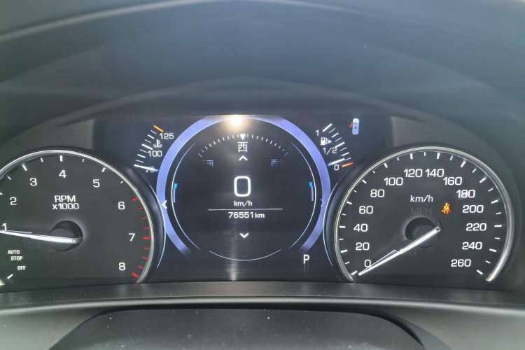 Used Cadillac CT6 2019 28T Fashion Edition Odometer Close Up