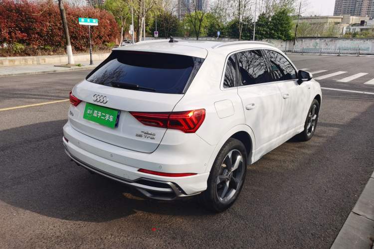 Used Audi Q3 2021 35 TFSI Fashion Dynamic Model Rear Right 45 Deg