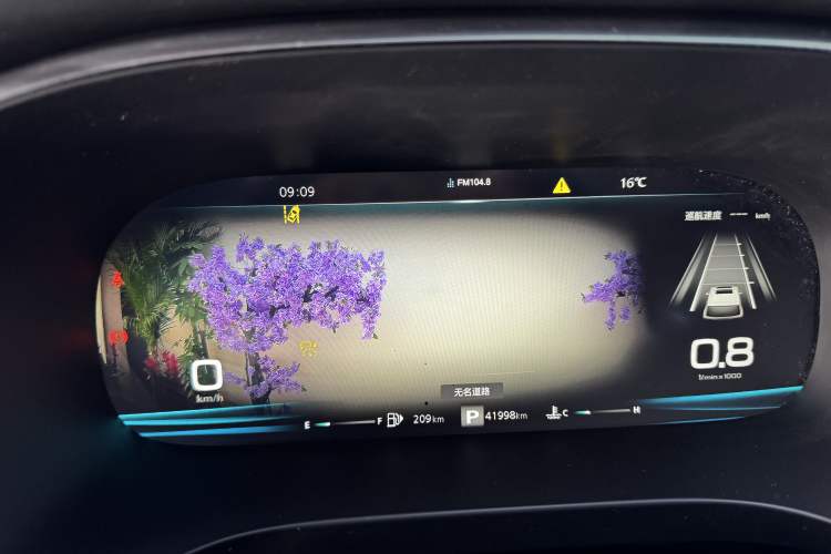 Used Roewe iMAX8 2021 400TGI Supreme Series Ultimate Edition Odometer Close Up