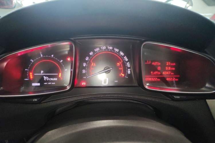 Used DS 5LS 2016 1.6T Style Edition THP160 Odometer Close Up