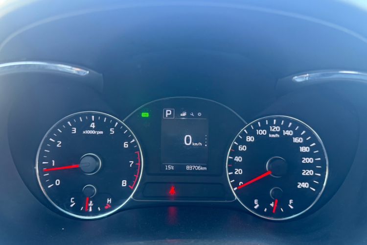 Used Kia K3 2017 1.6L Automatic 15th Anniversary Special Edition GLS Odometer Close Up