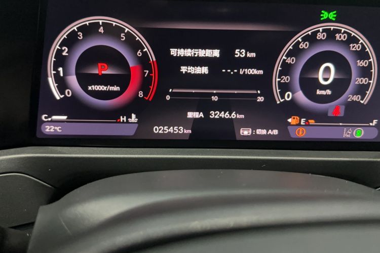 Used Honda Accord 2024 260TURBO Luxury Edition Odometer Close Up