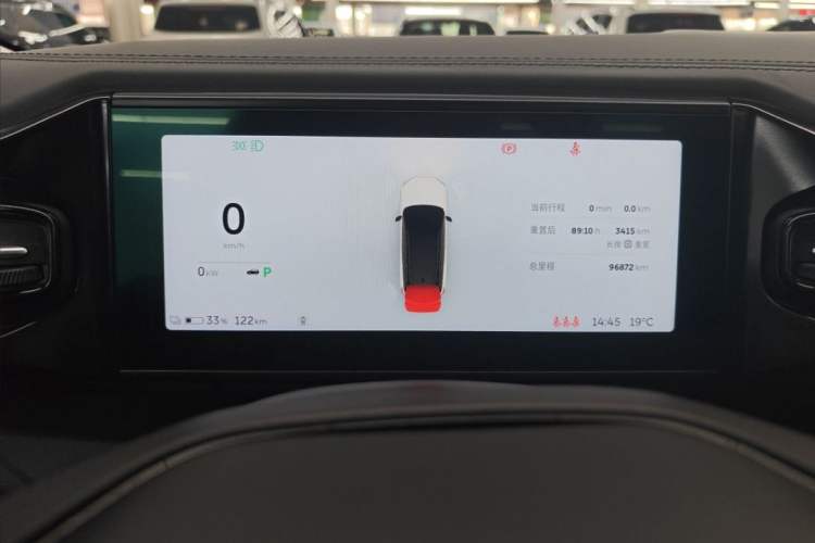 Used Nio ES8 2018 Founder Edition Odometer Close Up