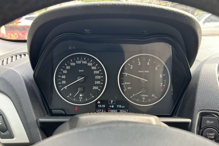 Used BMW 2 Series 2015 218i Convertible Coupe Odometer Close Up