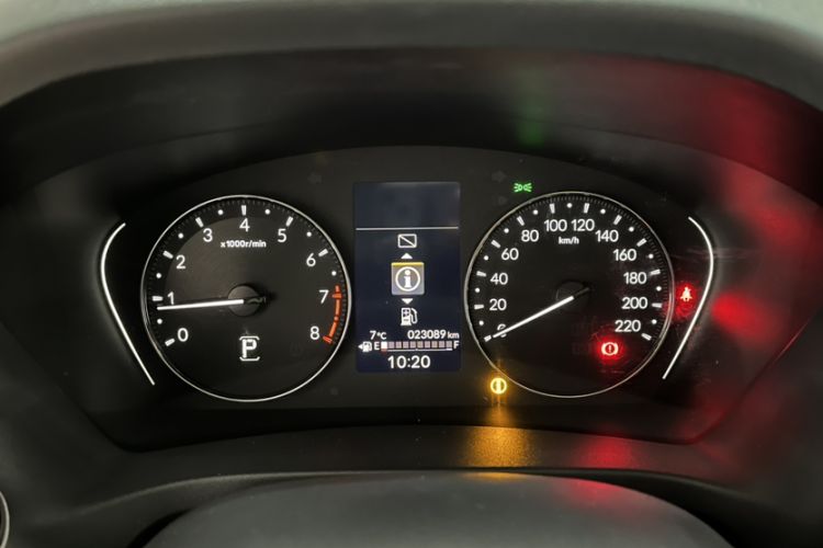 Used Honda XR-V 2023 1.5L CVT Thermal Edition Odometer Close Up