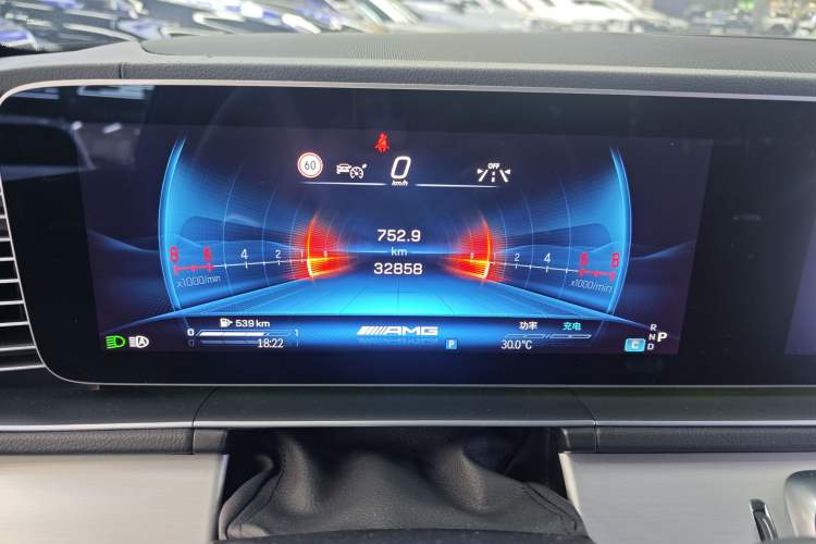 Used Mercedes-Benz GLE AMG 2024 AMG GLE 53 4MATIC+ Odometer Close Up