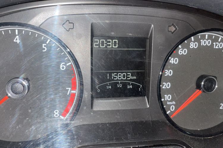 Used Volkswagen Polo 2016 1.4L Automatic Trendy Model Odometer Close Up