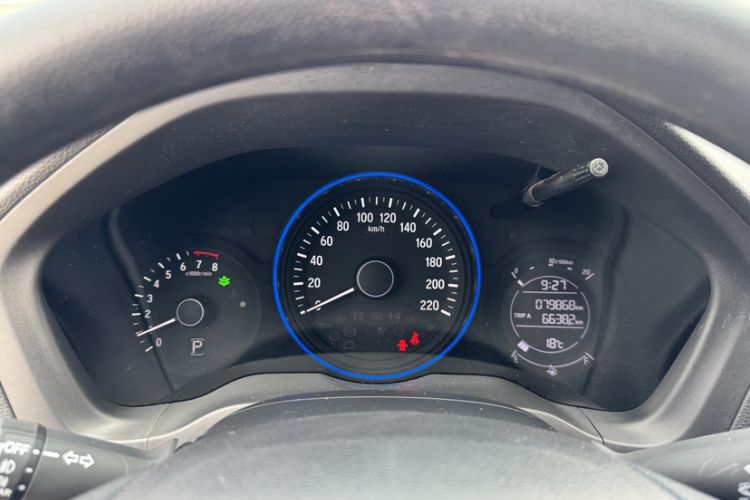 Used Honda Vezel 2019 1.5L CVT Pioneer Edition China VI Odometer Close Up