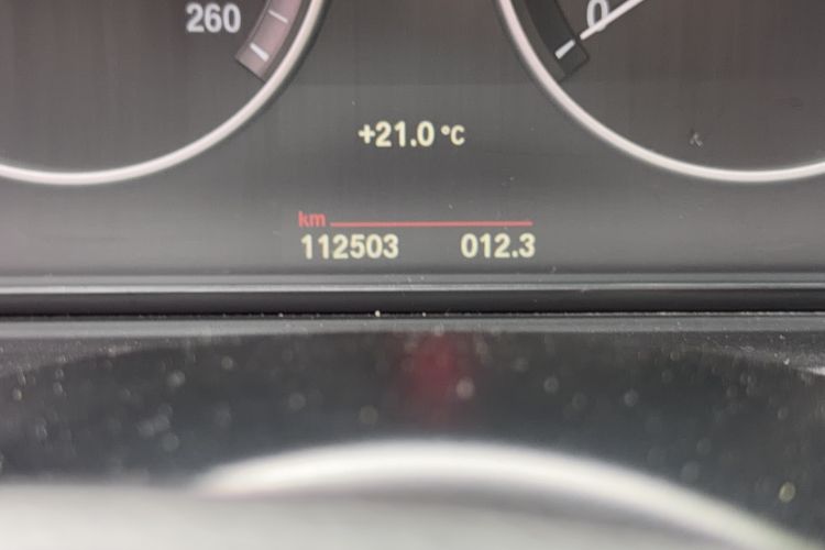 Used BMW 5 Series 2017 525Li Luxury Design Package Odometer Close Up